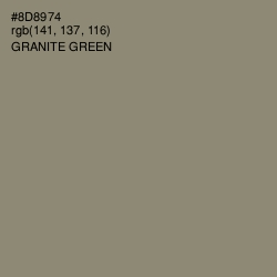 #8D8974 - Granite Green Color Image